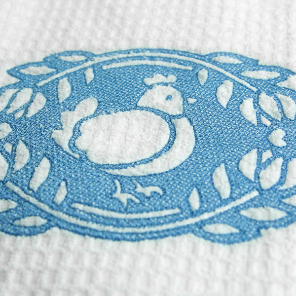 Framed by Tulips Chicken (Embossed)