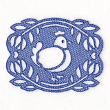 Framed by Tulips Chicken (Embossed)