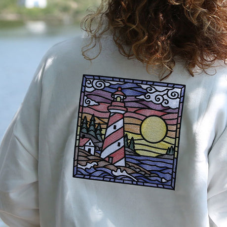 Stained Glass Lighthouse Square