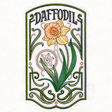 Art Nouveau Daffodil Sign