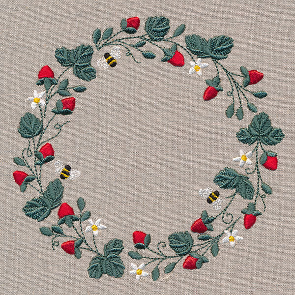 Bees & Berries Wreath (Puff Foam)