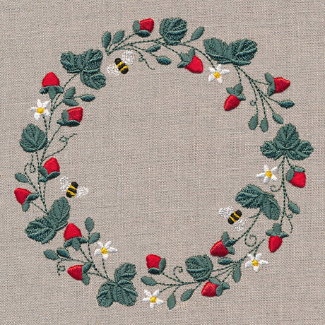 Bees & Berries Wreath (Puff Foam)