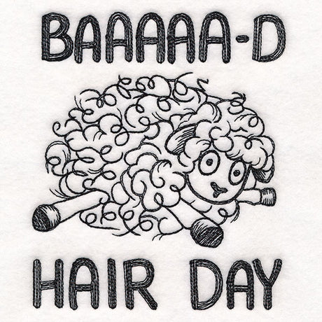 Baa-d Hair Day Sheep
