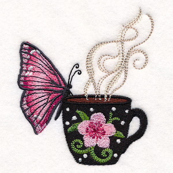 Spring Coffee Break Butterfly