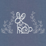 Rustic Bunny with Laurel