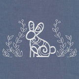 Rustic Bunny with Laurel