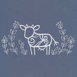 Rustic Cow with Laurel