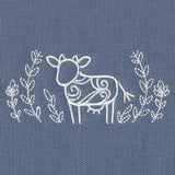 Rustic Cow with Laurel