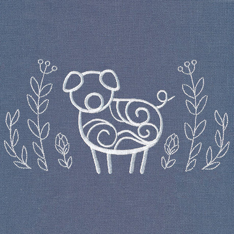 Rustic Pig with Laurel