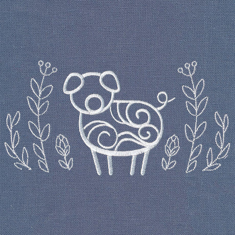 Rustic Pig with Laurel