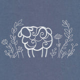 Rustic Sheep with Laurel