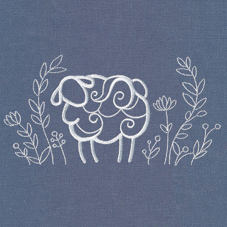 Rustic Sheep with Laurel