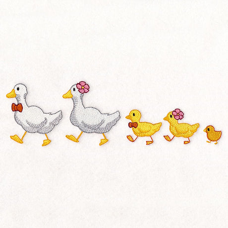 Ducks in a Row Family Border