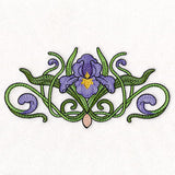 Art Nouveau Iris Feature