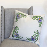 Art Nouveau Iris Corner