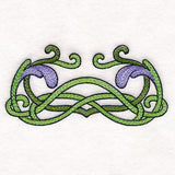 Art Nouveau Iris Border Accent