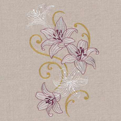 Sheer and Elegant Lilies