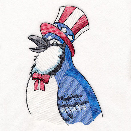 Patriotic Blue Jay