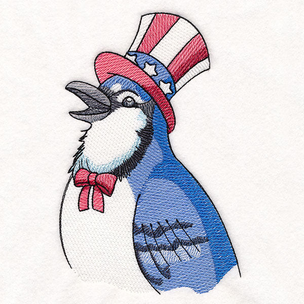 Patriotic Blue Jay
