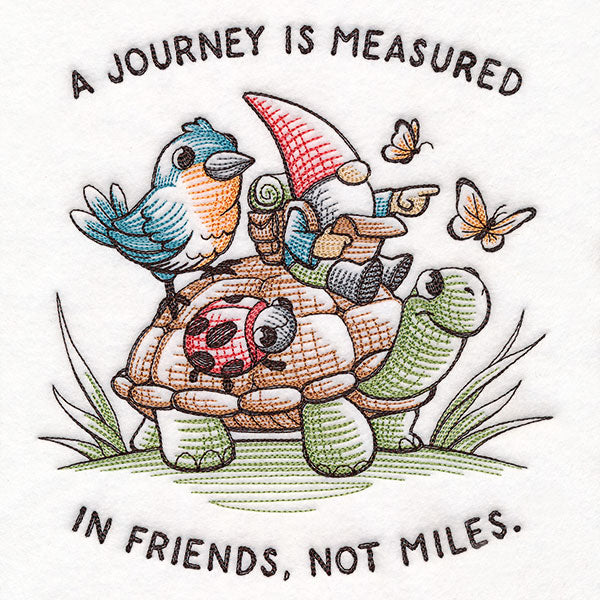 A Journey is Measured Gnome