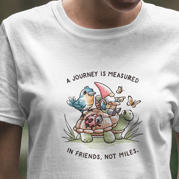 A Journey is Measured Gnome