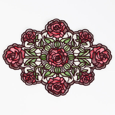 Elegant Rose Doily (Organza)