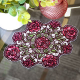 Elegant Rose Doily (Organza)