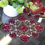 Elegant Rose Doily (Organza)