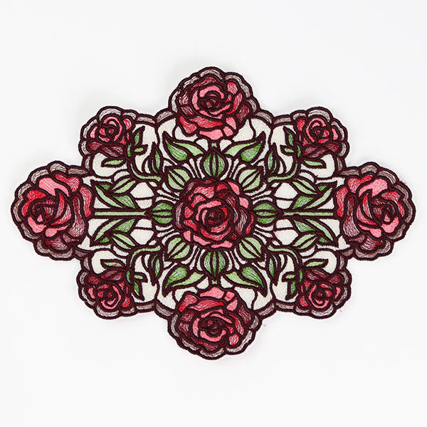 Elegant Rose Doily (Organza)