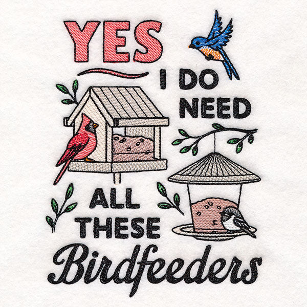 All These Birdfeeders