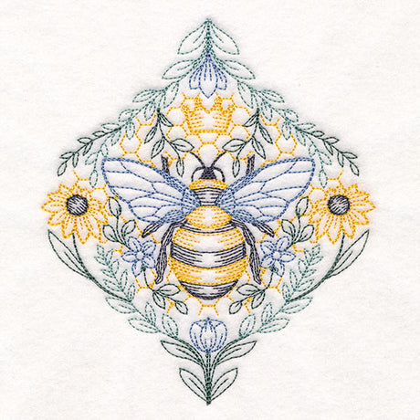 Queen Bee in Flowers