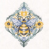 Queen Bee in Flowers