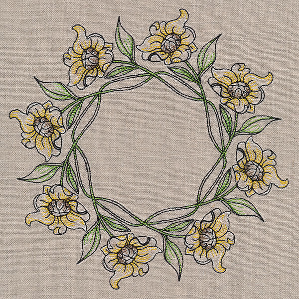 Simple Florals Wreath