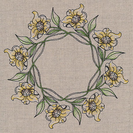 Simple Florals Wreath