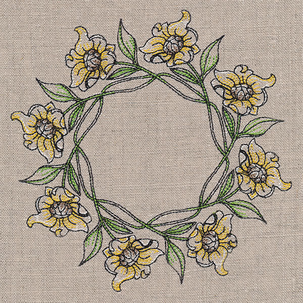 Simple Florals Wreath