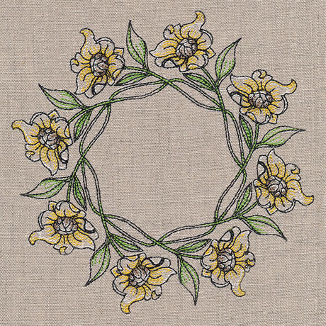 Simple Florals Wreath