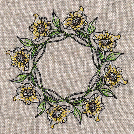 Simple Florals Wreath