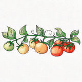 Color Theory Tomato Border