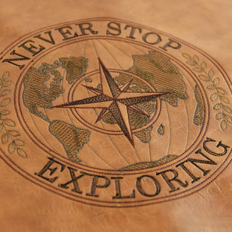 Never Stop Exploring Stamp