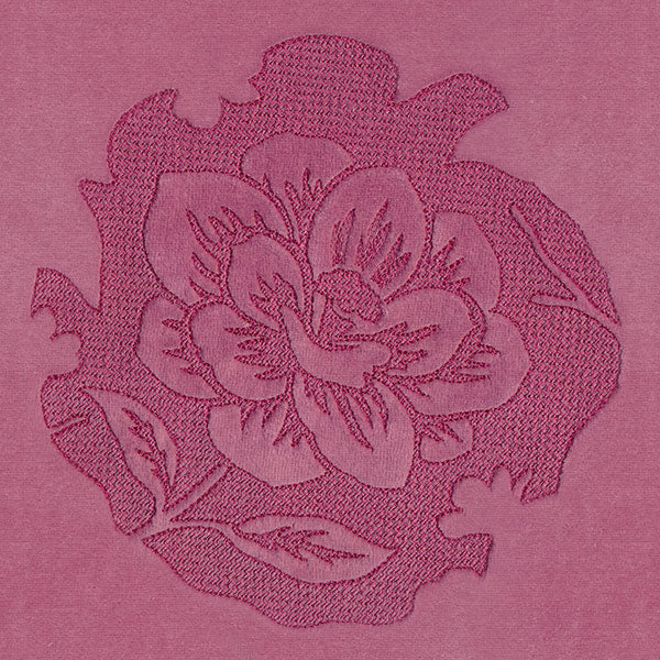 Sweet Floral Silhouette (Embossed)