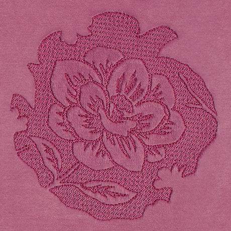 Sweet Floral Silhouette (Embossed)