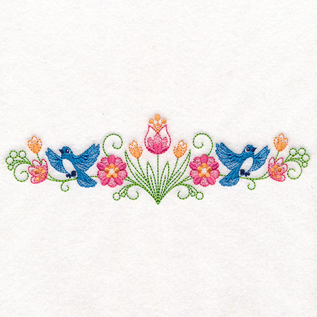 Birdies and Wildflower Border
