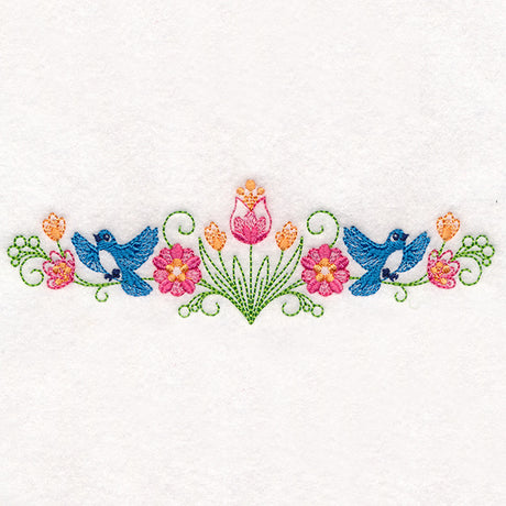 Birdies and Wildflower Border