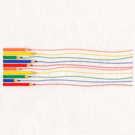 Colorful Pencil Border