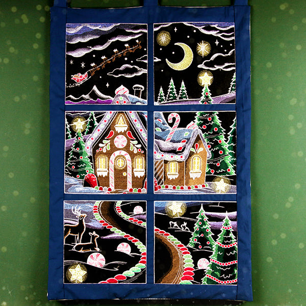 Sweet Christmas Gingerbread Scene Panel 6