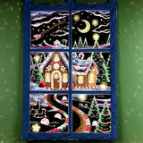 Sweet Christmas Gingerbread Scene Panel 6