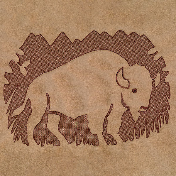 Wild Bison (Embossed)