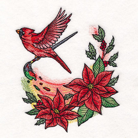 Christmas Cheer Painting Cardinal
