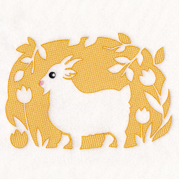 Country Goat (Embossed)