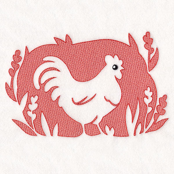 Country Chicken (Embossed)